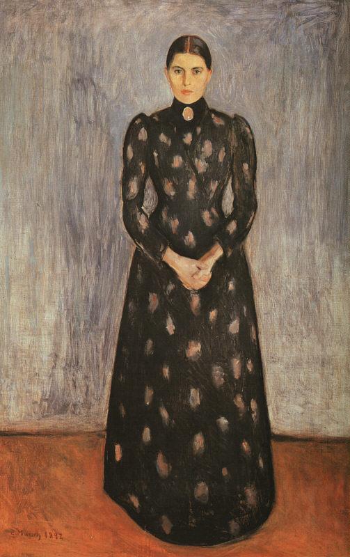 Edvard Munch Sister Inger  nnn oil painting image